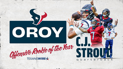 Texans QB C.J. Stroud wins NFL Offensive Rookie of the Year