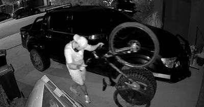 Alleged burglar caught on CCTV taking bike, scooter from Holt property