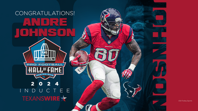 Texans WR Andre Johnson makes 2024 Hall of Fame