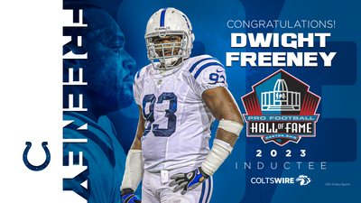Former Colts DE Dwight Freeney elected to Pro Football Hall of Fame