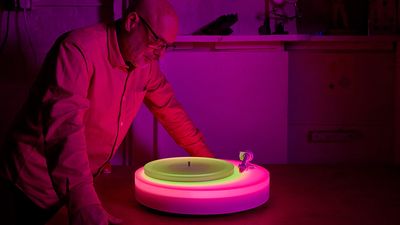 "So seductive": Brian Eno creates funky, colour-changing turntable… again