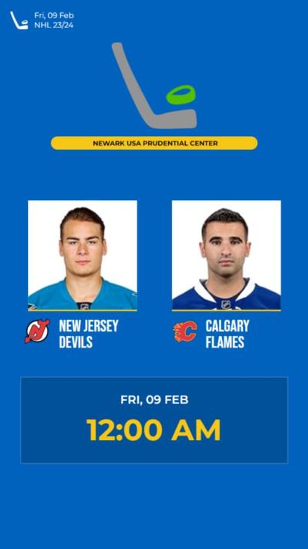 Calgary Flames beat New Jersey Devils with a 5-3 victory