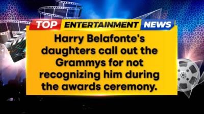 Harry Belafonte's daughters critique the Grammys for not honoring him