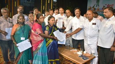 Mahadevappa hands over appointment orders to 173 pourakarmikas in Mysuru