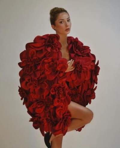 Elona Ndrecaj's Captivating Valentine's Day Look Radiates Elegance and Charm
