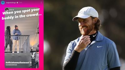 Tommy Fleetwood Spotted At LIV Golf Las Vegas Event
