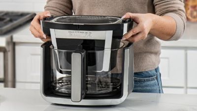 Gourmia Fry 'N Fold air fryer review — a clear convection oven that collapses for easy storage