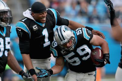 Panthers fans react to emotional reunion between Cam Newton and Luke Kuechly
