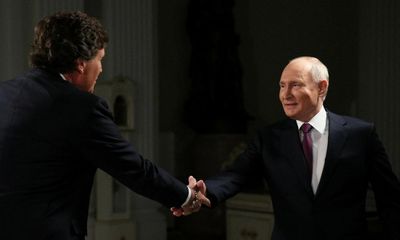 Tucker Carlson’s Putin interview wasn’t journalism. It was sycophancy