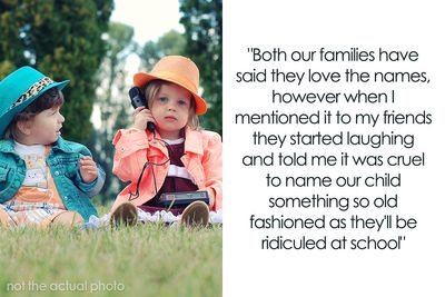 Couple Picked Traditional Names For Their Baby, Start Doubting Them When Friends Laugh At Them