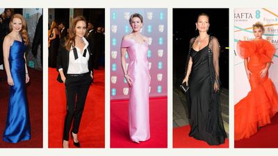 The best-ever BAFTAs red carpet looks, from Angelina Jolie’s chic suit to Elizabeth Taylor's statement coat dress