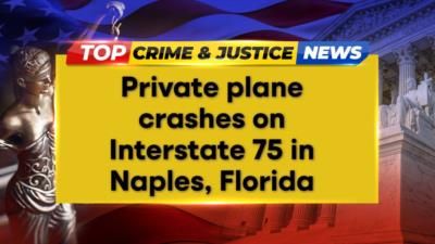 Private plane crashes on Interstate 75 in Naples, Florida; casualties reported