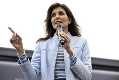 Trump questions whereabouts of Haley's husband, she defends military service