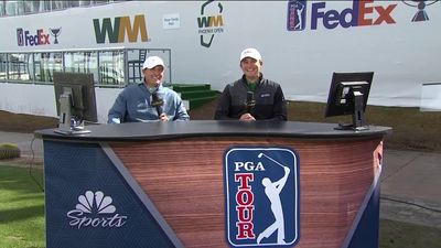 Fans were loving Smylie Kaufman and Kevin Kisner commentating the 16th hole at the WM Phoenix Open
