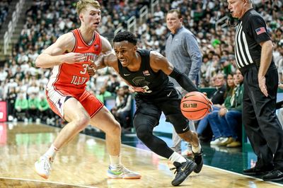 Michigan State basketball uses late rally to beat top ten Illinois