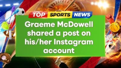 Graeme McDowell Celebrates Life's Special Moments with Loved Ones
