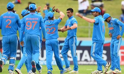 U19 World Cup: Raj Limbani's three-wicket haul helps India to hold Australia at 253/7 in final