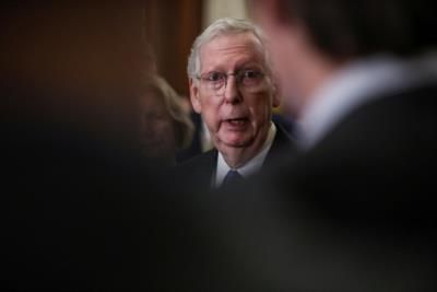 Trump-supporting Republicans turn against McConnell's leadership