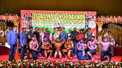 Railway body building championship valedictory in Hubballi