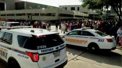 Shooting at Houston church injures child, suspect killed