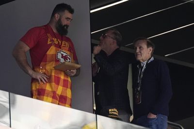 Jason Kelce’s overalls stole show at the Super Bowl, and everyone loved them