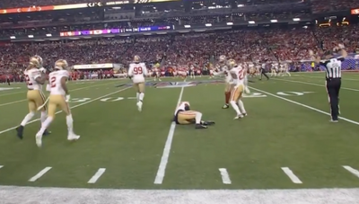 49ers LB Dre Greenlaw appeared to injure his leg while running onto the field and NFL fans felt so bad