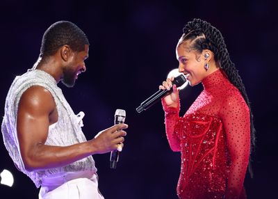 Here’s every Usher guest star who performed at the 2024 Super Bowl halftime show, including Alicia Keys