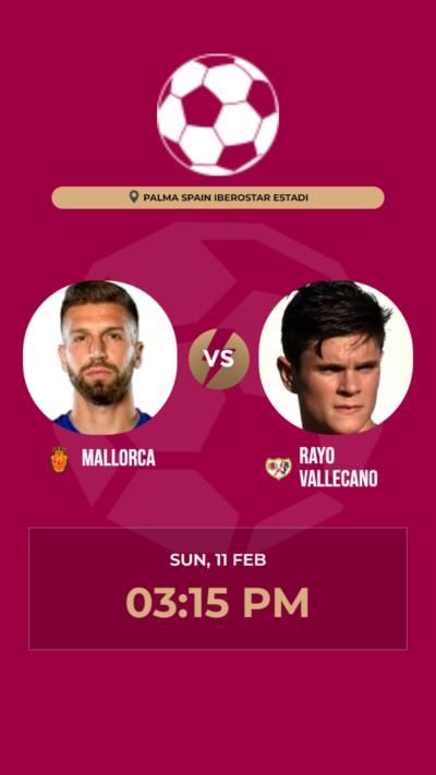 Mallorca defeats Rayo Vallecano 2-1 in LaLiga match