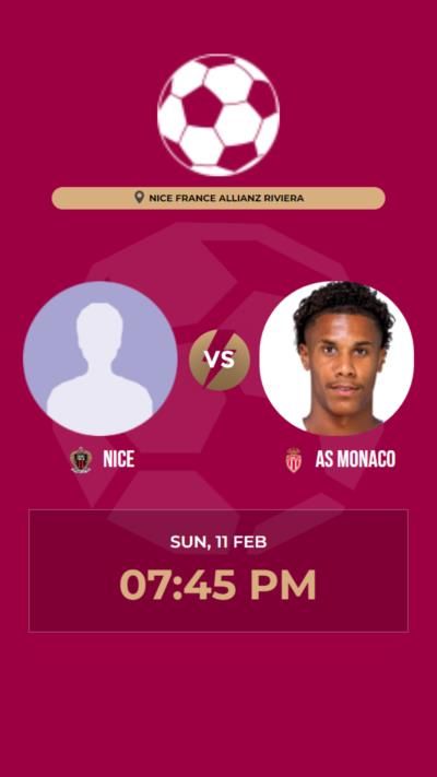 AS Monaco secures victory over Nice with a 3-2 scoreline