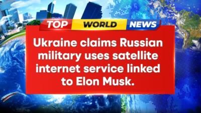 Ukraine alleges Russian military using Starlink internet in Donetsk