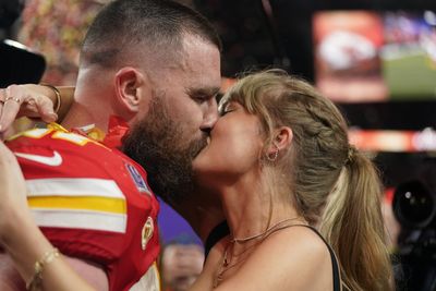 Taylor Swift and Travis Kelce delightfully sang You Belong With Me to each other at the Chiefs’ Super Bowl afterparty