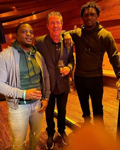 A Stylish Trio: Dan Marino, Clinton Portis, and Edgerrin James