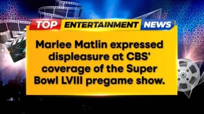 Marlee Matlin criticizes CBS for neglecting Deaf performers at Super Bowl