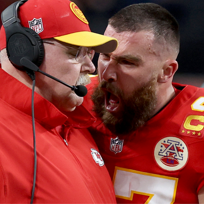 Travis Kelce Was Filmed Yelling at Chiefs Head Coach Andy Reid During Super Bowl