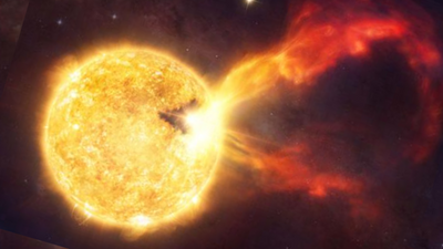 A star's extreme outburst could be tormenting baby planets