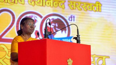 Swamy Dayanand Saraswati worked for removal of superstitions: President Murmu
