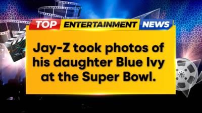 Jay-Z captures adorable moments of daughter Blue Ivy at Super Bowl