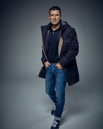 Luis Figo: A Stylish Icon in a Captivating Photoshoot