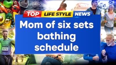 Controversial TikTok mom sparks debate over children's bathing habits