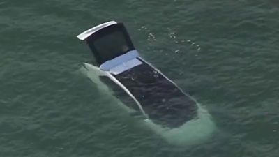 Toyota bZ4X Forgets It’s A Car And Goes Swimming In The Ocean