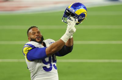Look: Aaron Donald subtly taunted the 49ers after their Super Bowl loss
