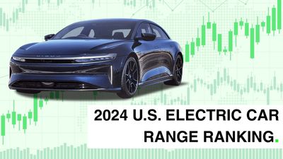 2024 U.S. Electric Car EPA Range, Ranked Lowest To Highest
