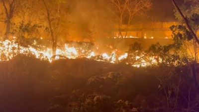 Massive fire breaks out in Kerala at waste dumping yard in Kasaragod