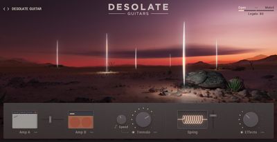 Desolate Guitars provides ultra-realistic, timeless guitar sounds, through iconic amps and real, recorded spring reverb