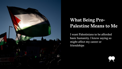 What Being Pro-Palestine Means to Me