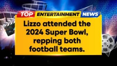 Lizzo dazzles in red at Super Bowl amidst ongoing legal battle