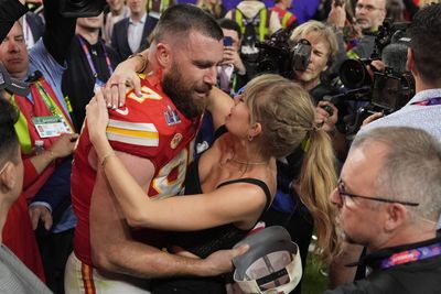 Will Taylor Swift show up to the Chiefs Super Bowl parade with Travis Kelce before the Eras Tour resumes?