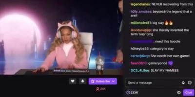 Beyoncé surprises fans by joining Twitch as a popular streamer