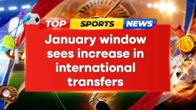 Record-breaking international transfers continue to soar in January window