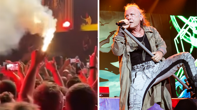 “That activity that a very, very small minority of people do is so selfish and so disturbing”: Bruce Dickinson admits he “lost his temper” when a fan lit a flare at an Iron Maiden show in 2022